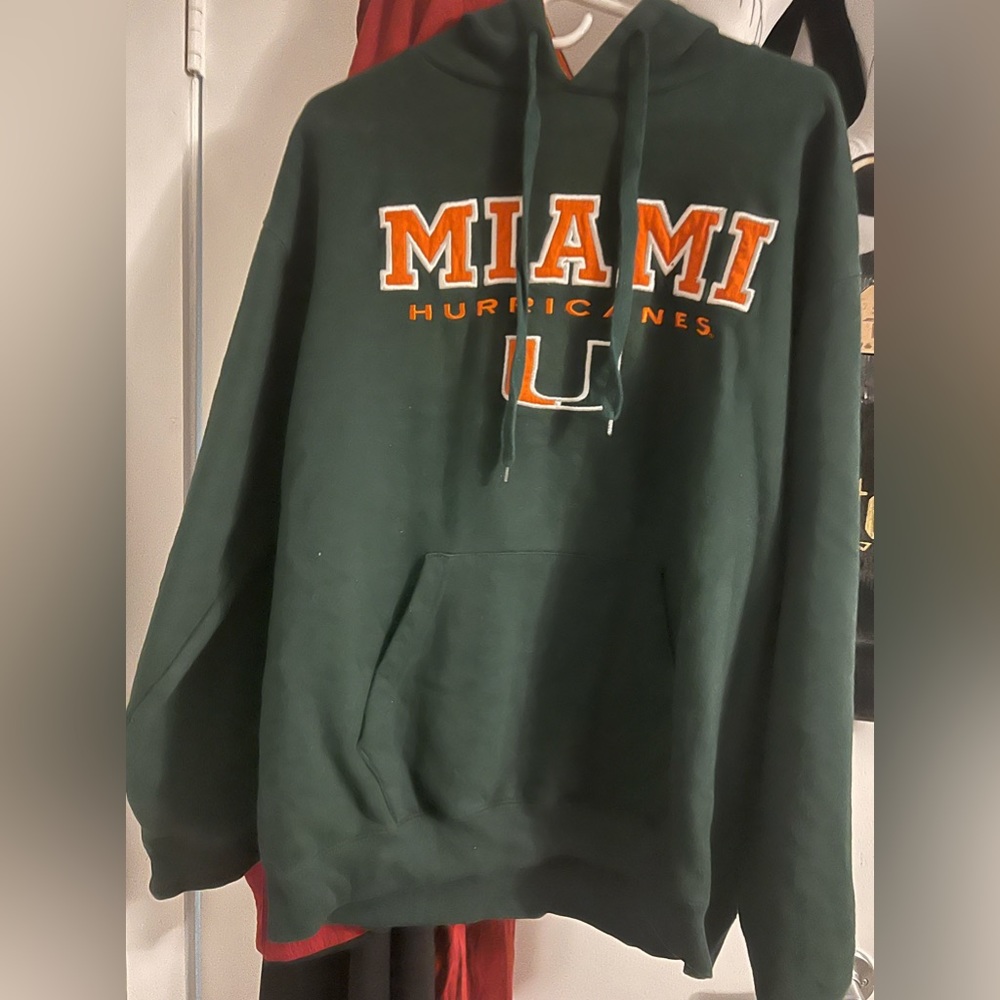 UM University Of Miami Unisex OS Hoodie